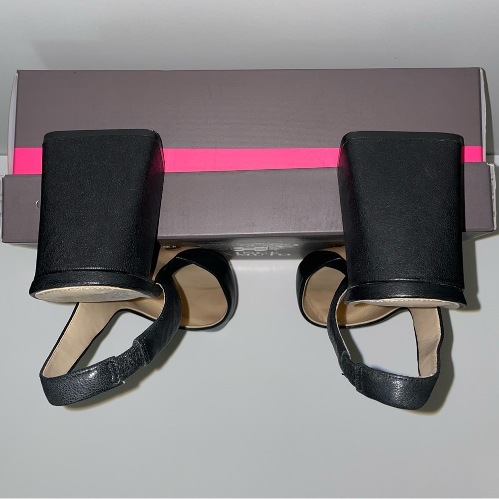 Vince Camuto Pointed Toe block heels Women’s Size 8 1/2 Black - Picture 6 of 7